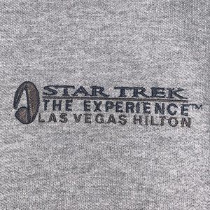 Vintage Star Trek 'The Experience' Men's Pique Polo (Las Vegas Hilton)